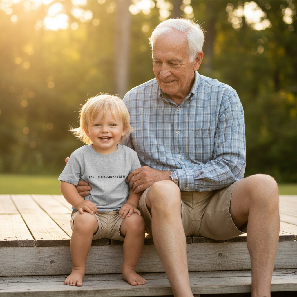 Part of Grandpa's Crew — Toddler Tee