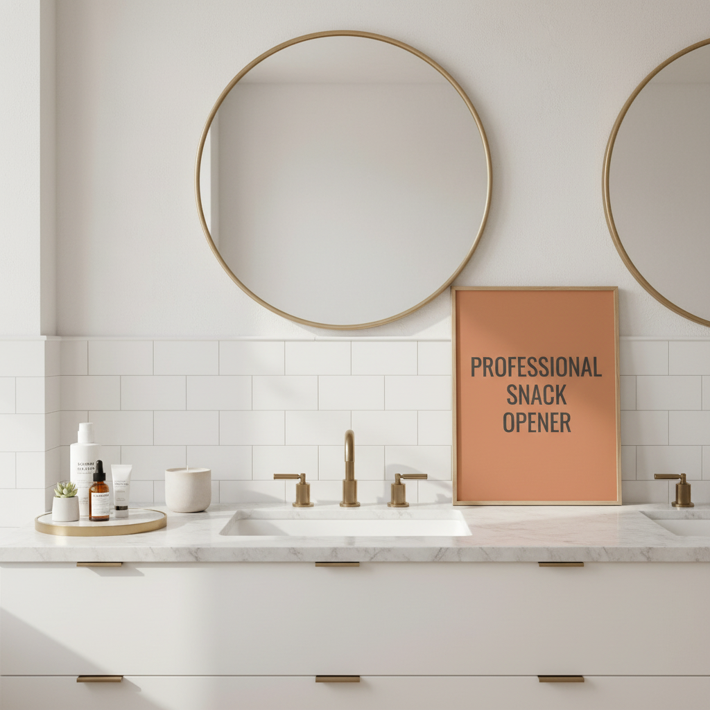 Bathroom Vanity Mockup 3