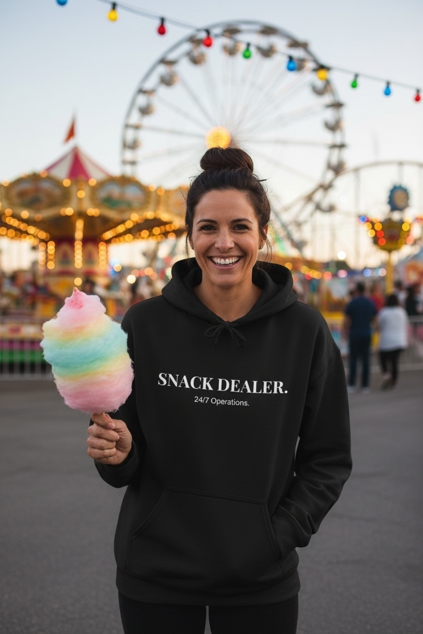Black Hoodie Carnival Mockup