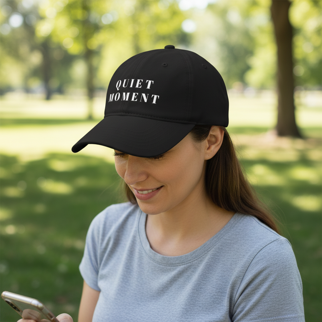 Black – Quiet Moment Cap Lifestyle