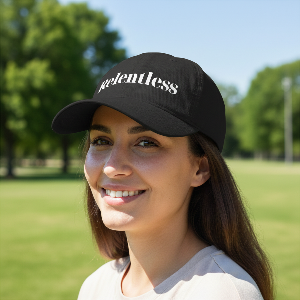 Black Relentless Cap Lifestyle