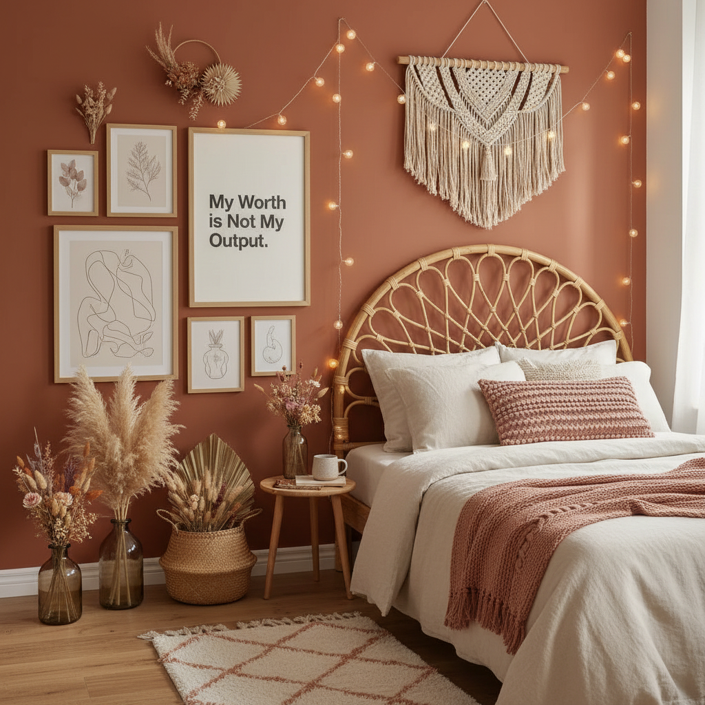 Boho Bedroom Mockup 1