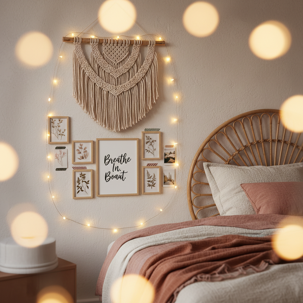 Boho Bedroom Mockup 3