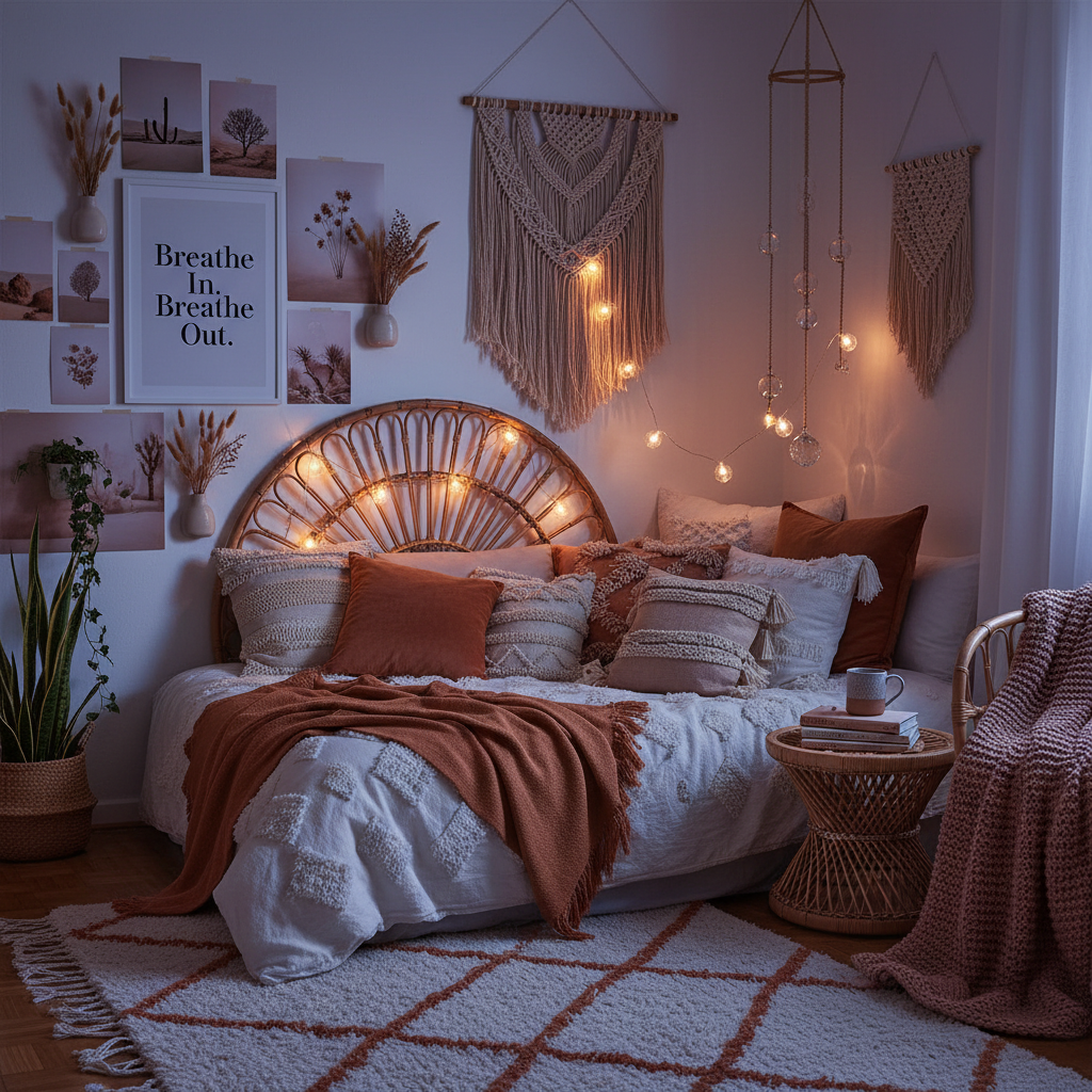 Boho Bedroom Mockup 5