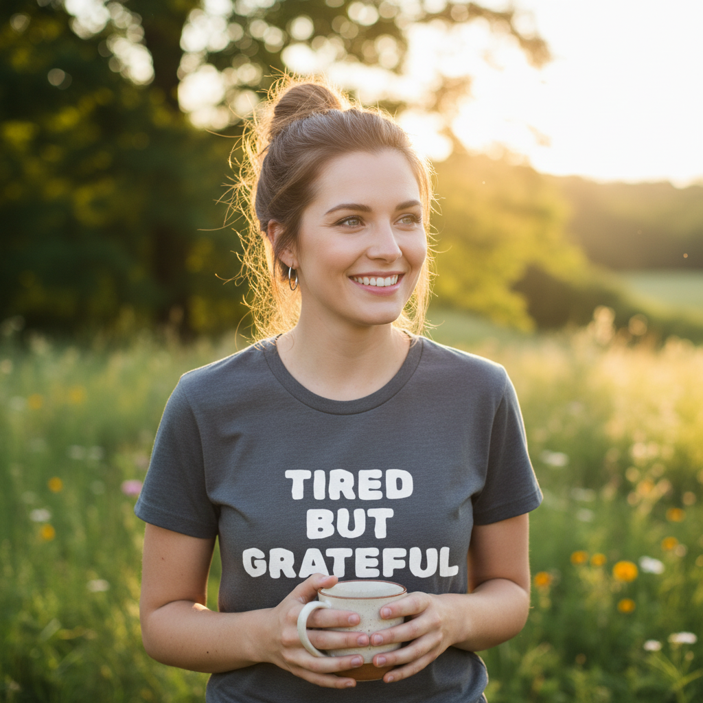 Tired But Grateful — T-Shirt