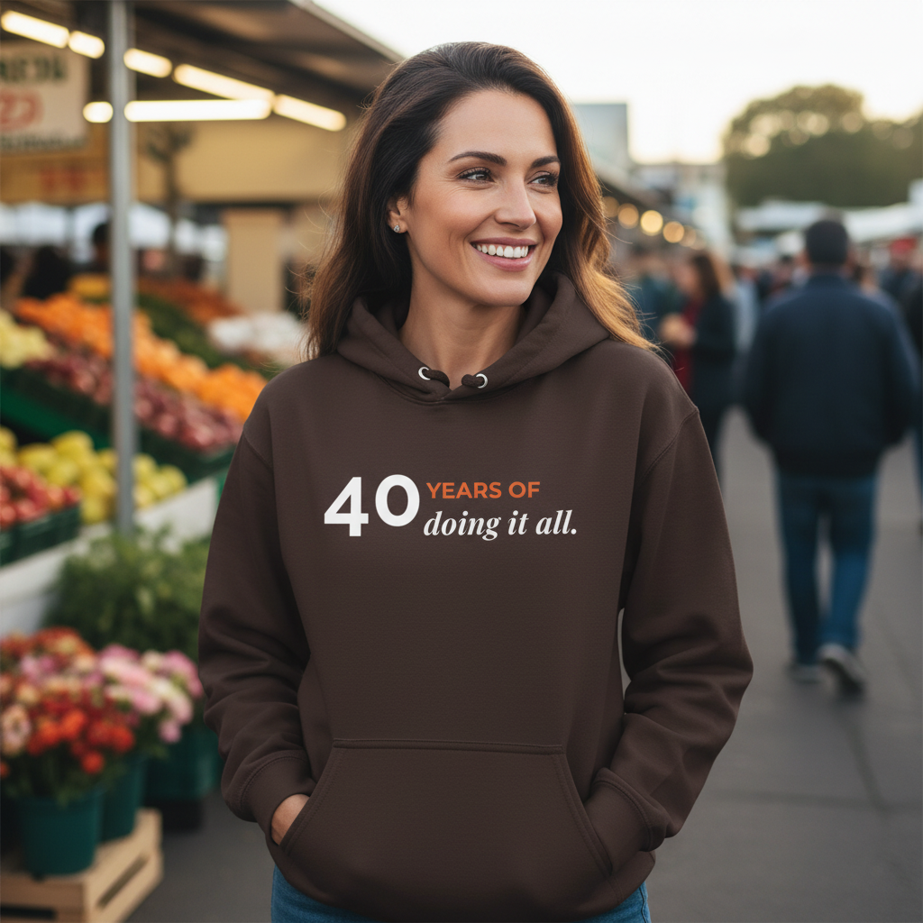 40 Years of Doing It All — Hoodie