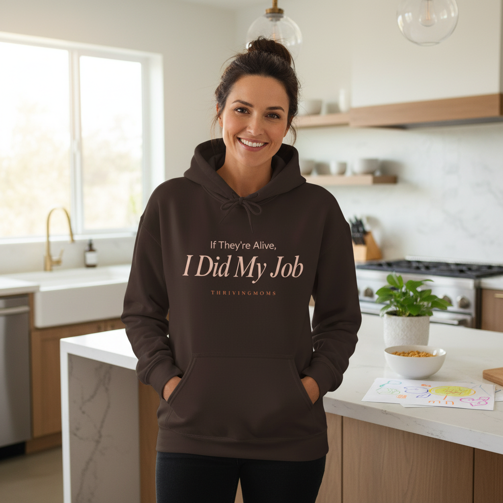Dark Chocolate Hoodie Lifestyle Mockup