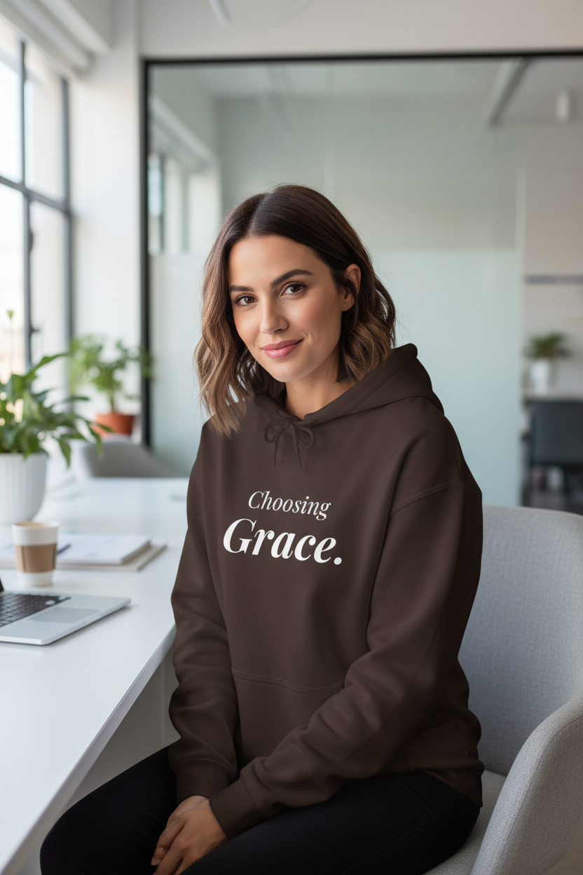Dark Chocolate Hoodie Lifestyle Mockup