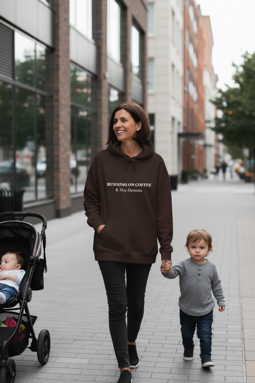 Dark Chocolate Hoodie Lifestyle