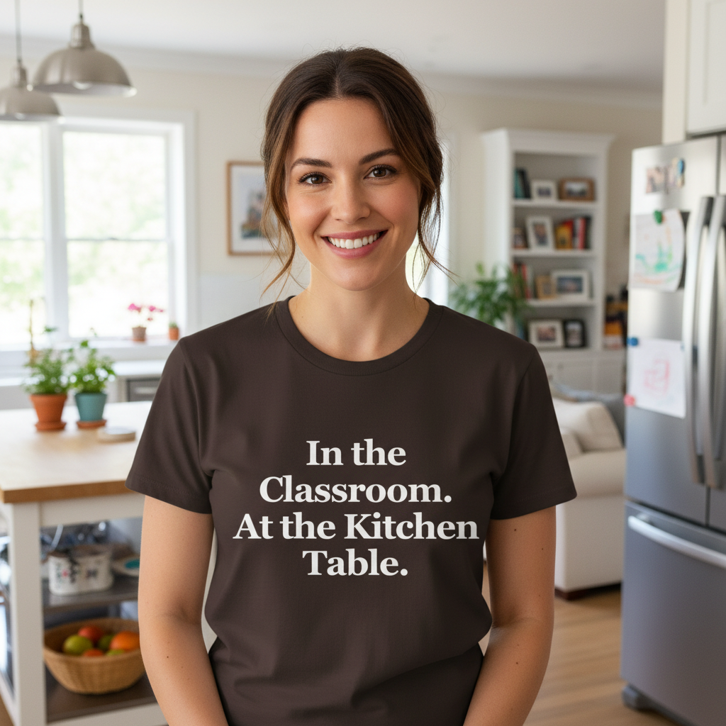In the Classroom. At the Kitchen Table. — T-Shirt