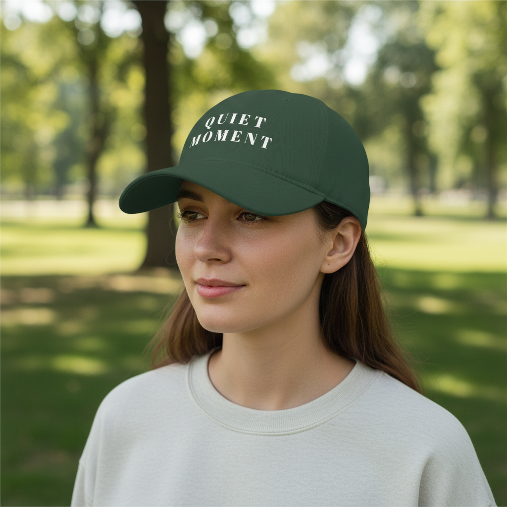 Dark Green – Quiet Moment Cap Lifestyle