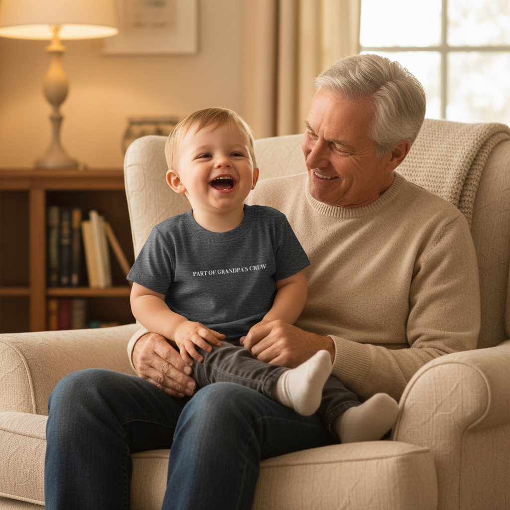 Part of Grandpa's Crew — Toddler Tee
