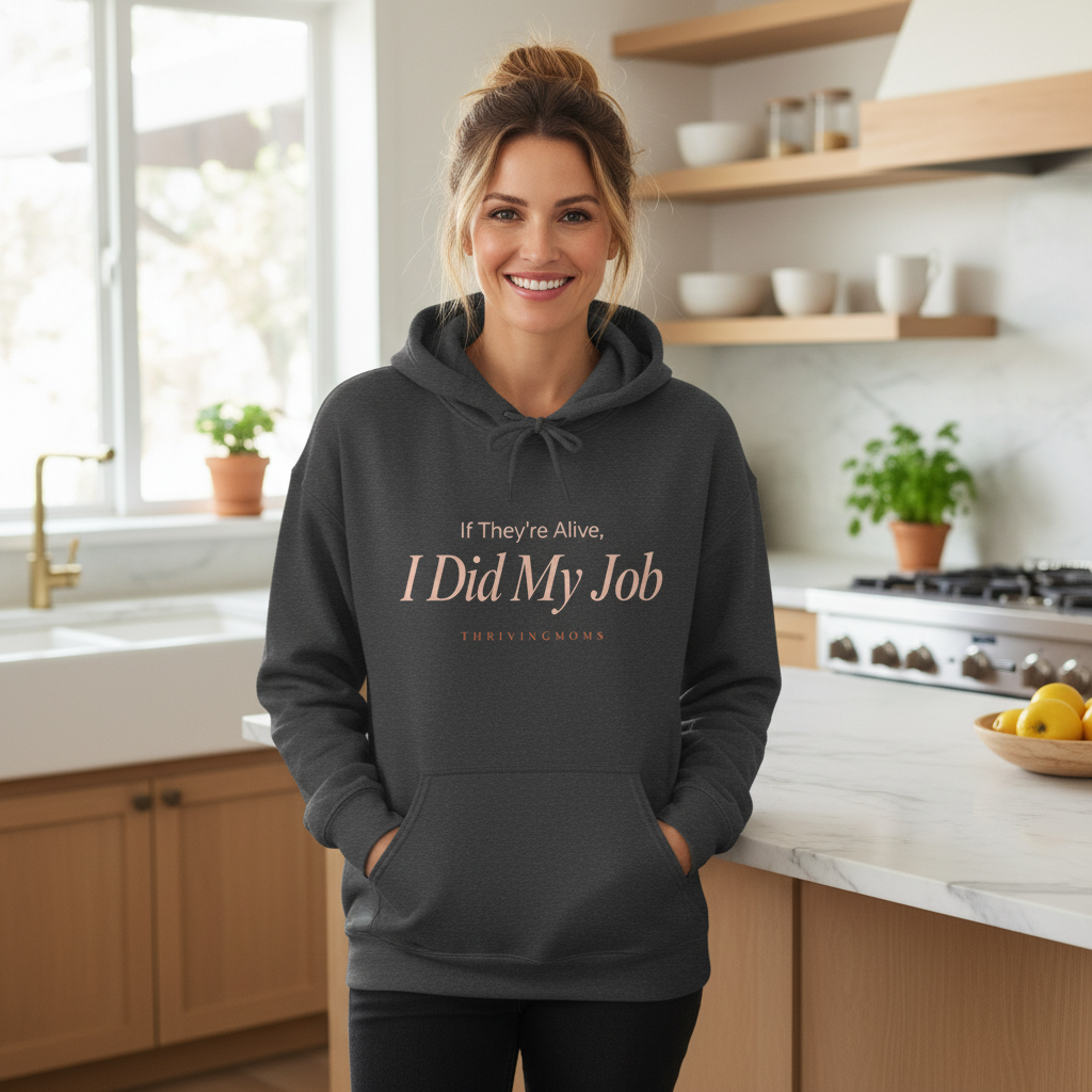 Dark Heather Hoodie Lifestyle Mockup