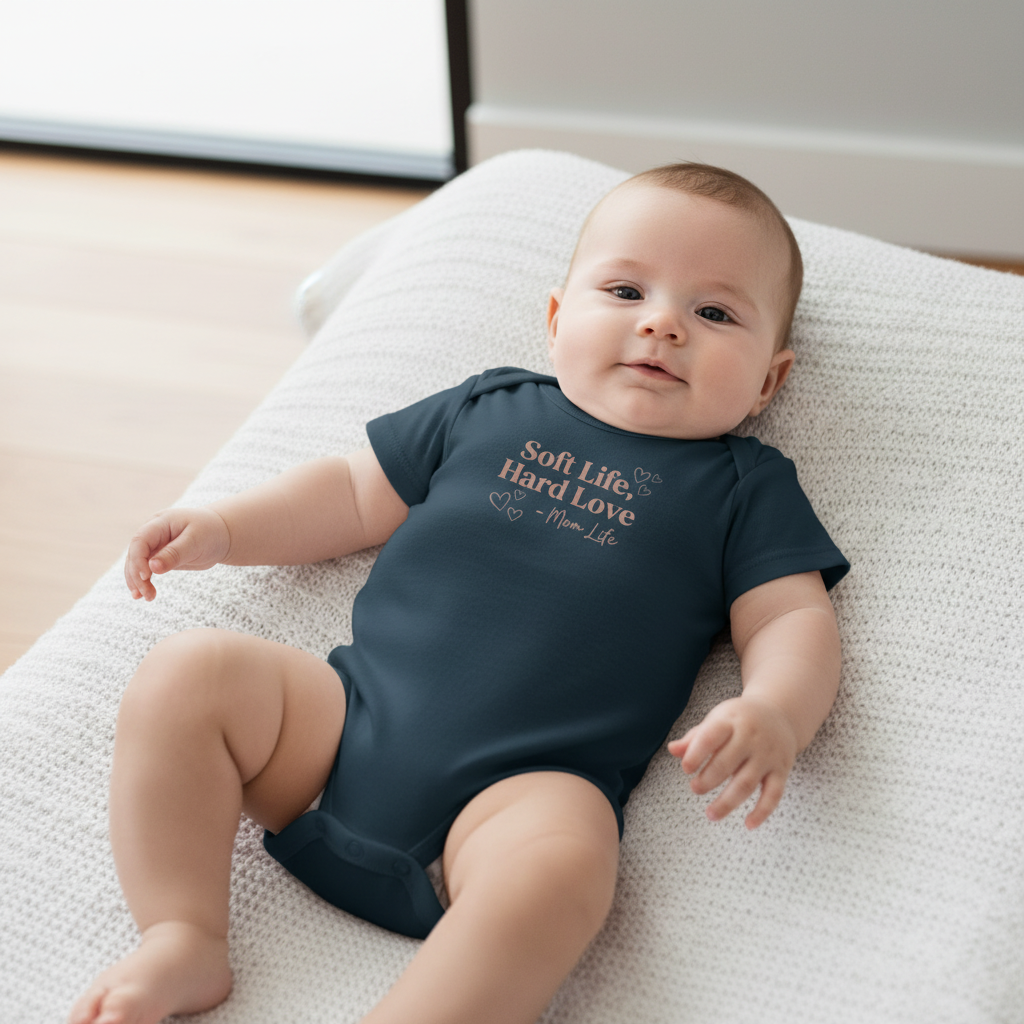 Dark Navy Onesie Lifestyle Mockup