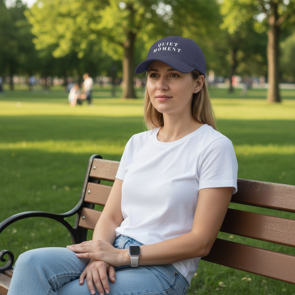 Dark Navy – Quiet Moment Cap Lifestyle