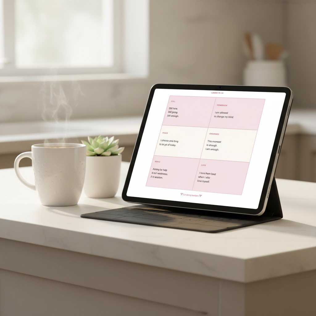 30 Mom Affirmation Cards — Printable Digital Download