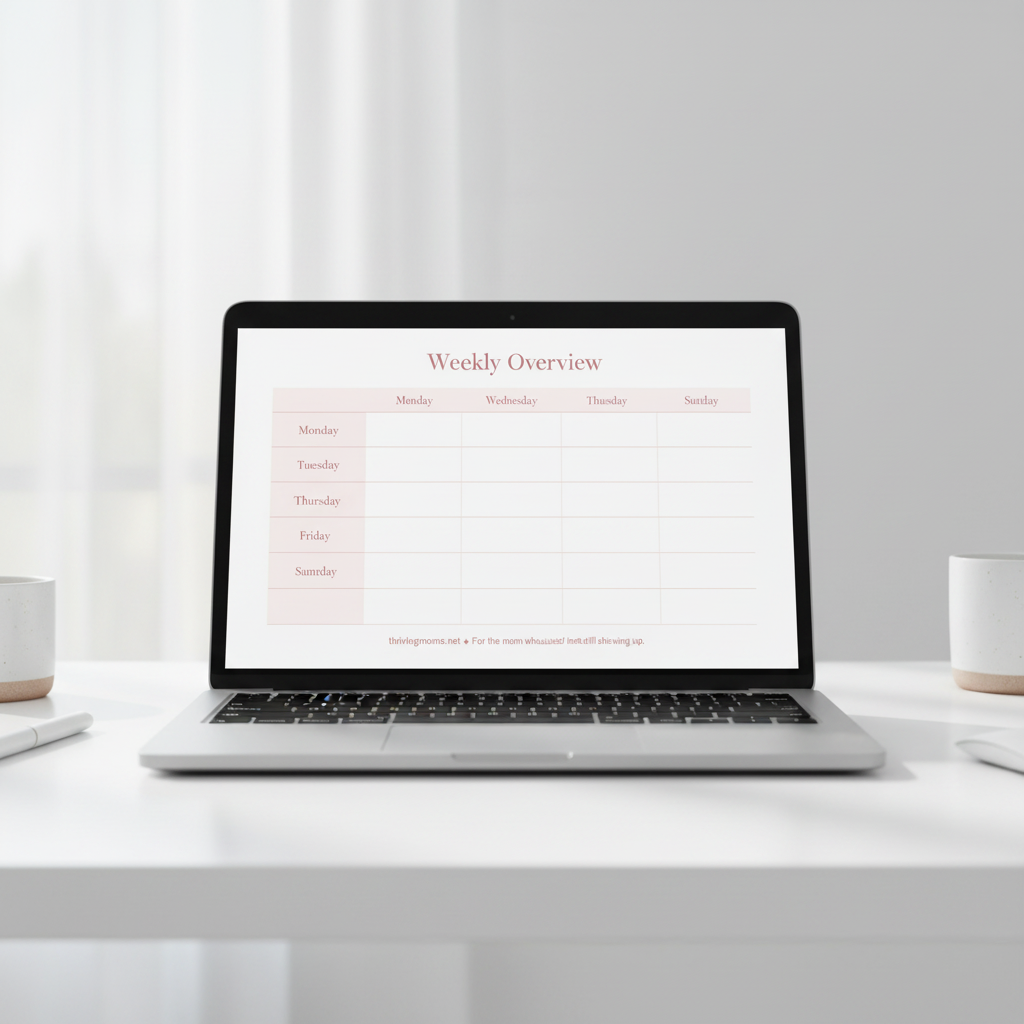 The Thriving Mom Daily Planner — Digital Download