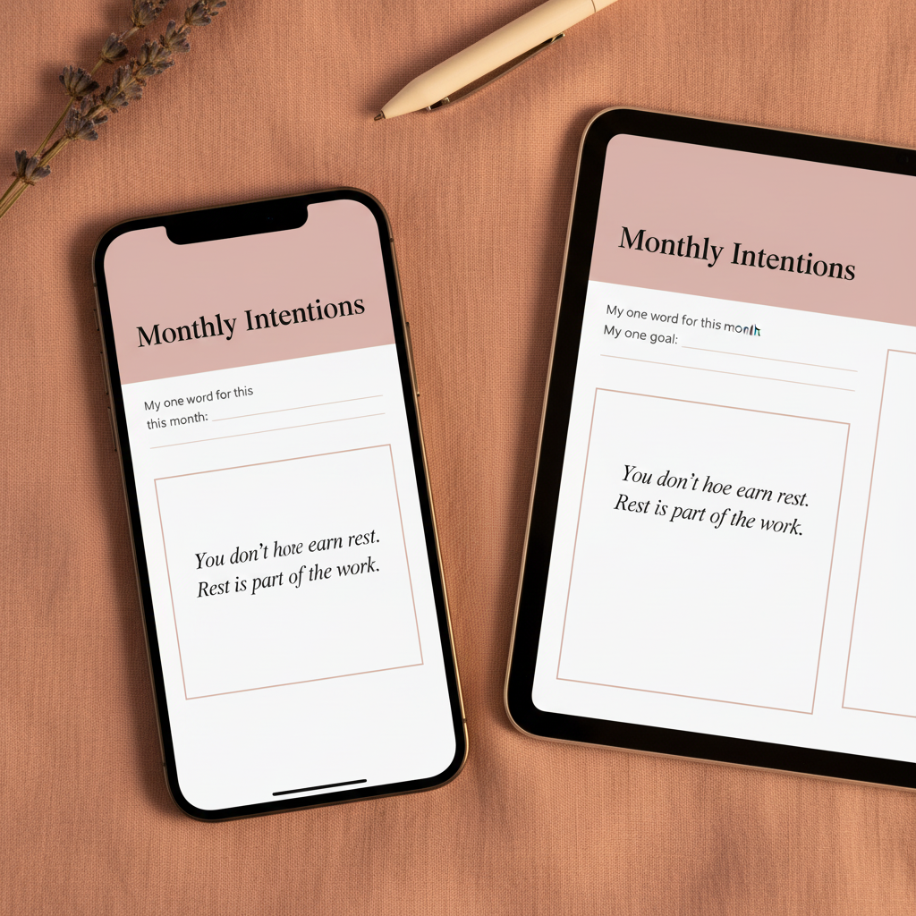 The Thriving Mom Daily Planner — Digital Download