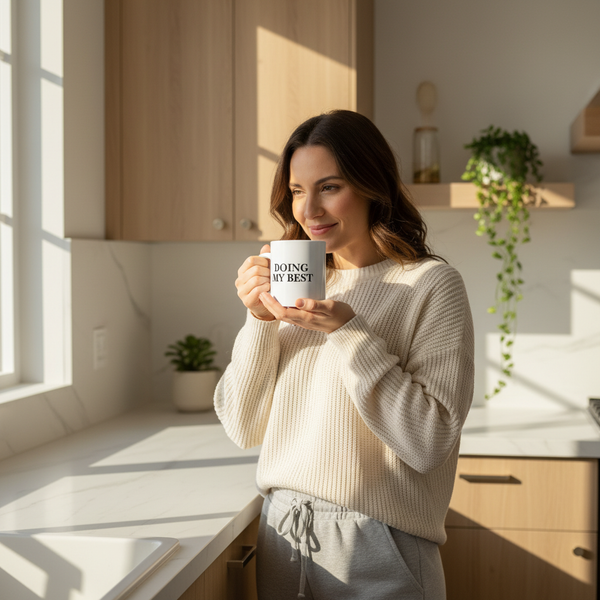 Doing My Best Mug — Kitchen Lifestyle Mockup