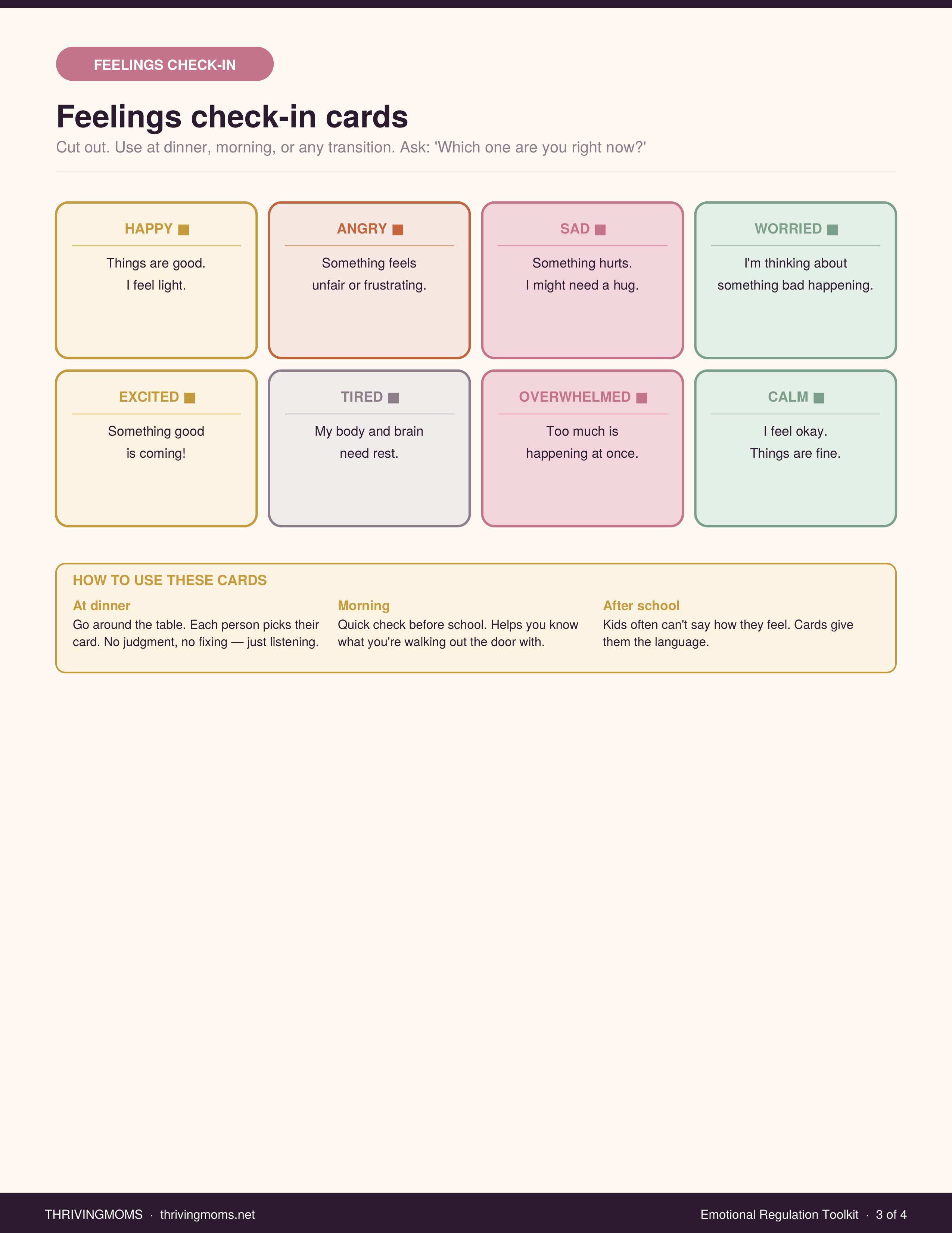 Emotional Regulation Toolkit — Digital Download