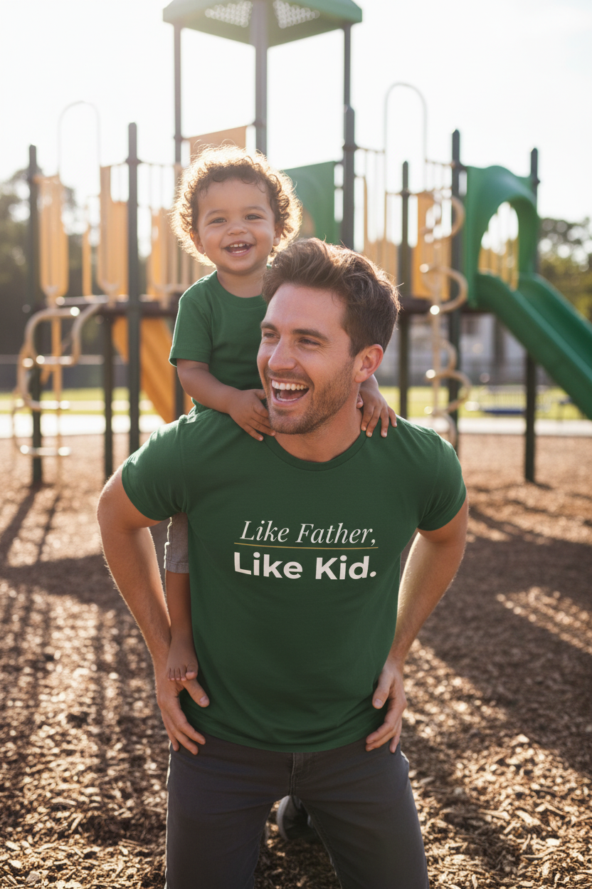 Like Father Like Kid T-Shirt — Father & Child Matching Tee for father