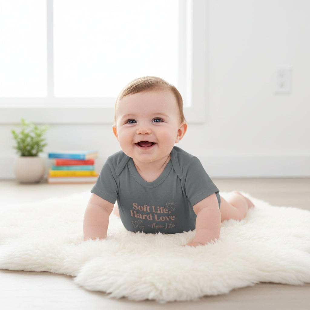 Grey Onesie Lifestyle Mockup