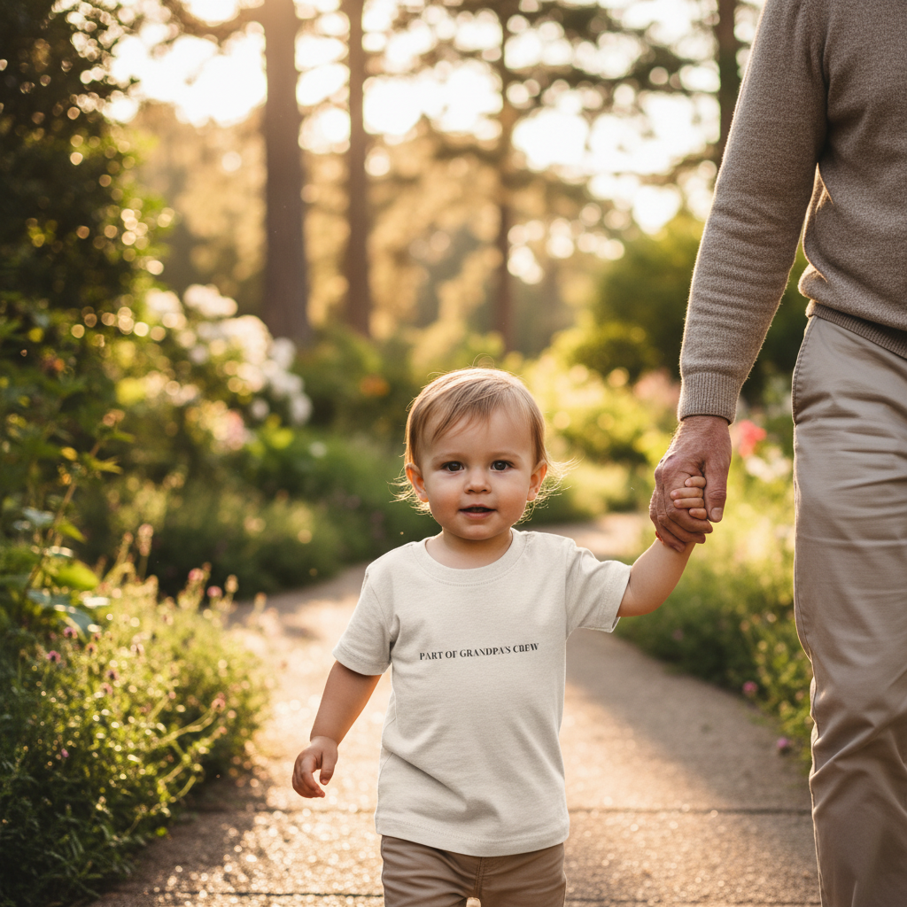 Part of Grandpa's Crew — Toddler Tee