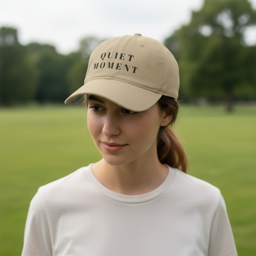Khaki – Quiet Moment Cap Lifestyle