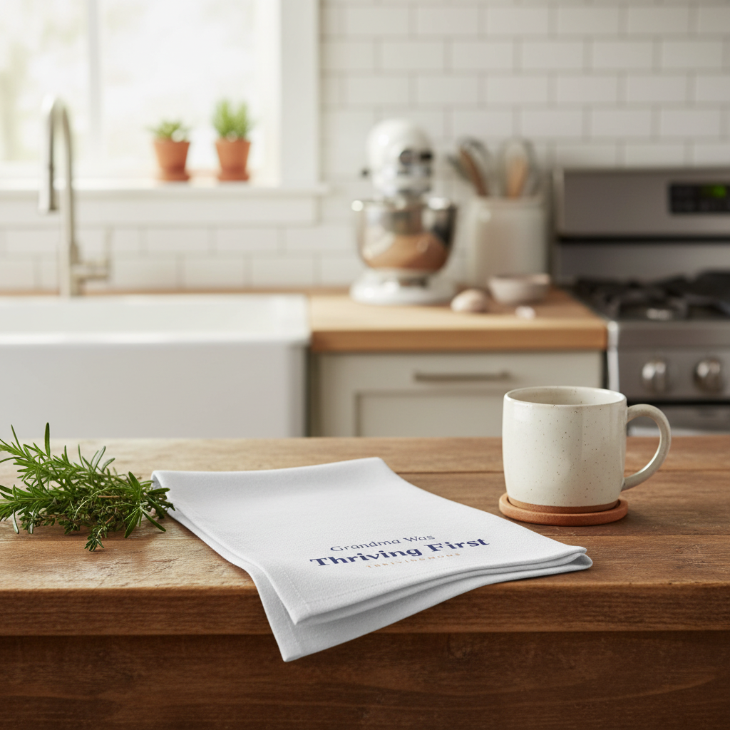 Kitchen Towel on Counter