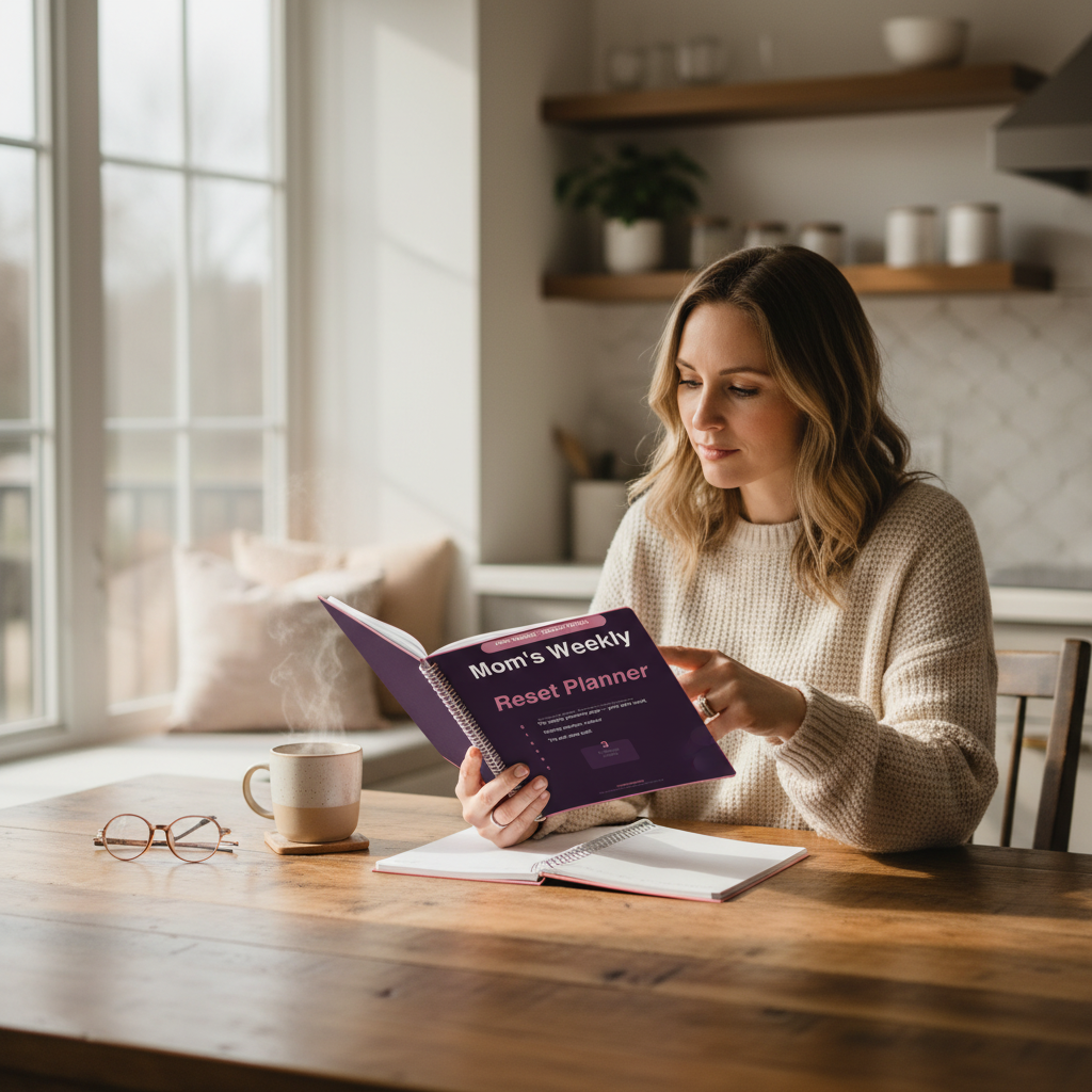 5-Day Mom Reset Journal — Digital Download