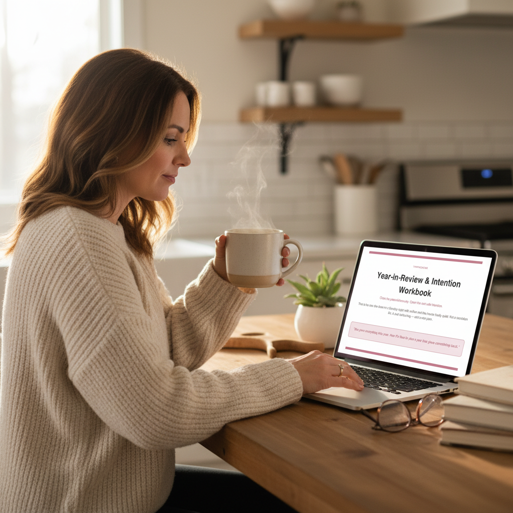 Year-in-Review & Intention Workbook — Digital Download