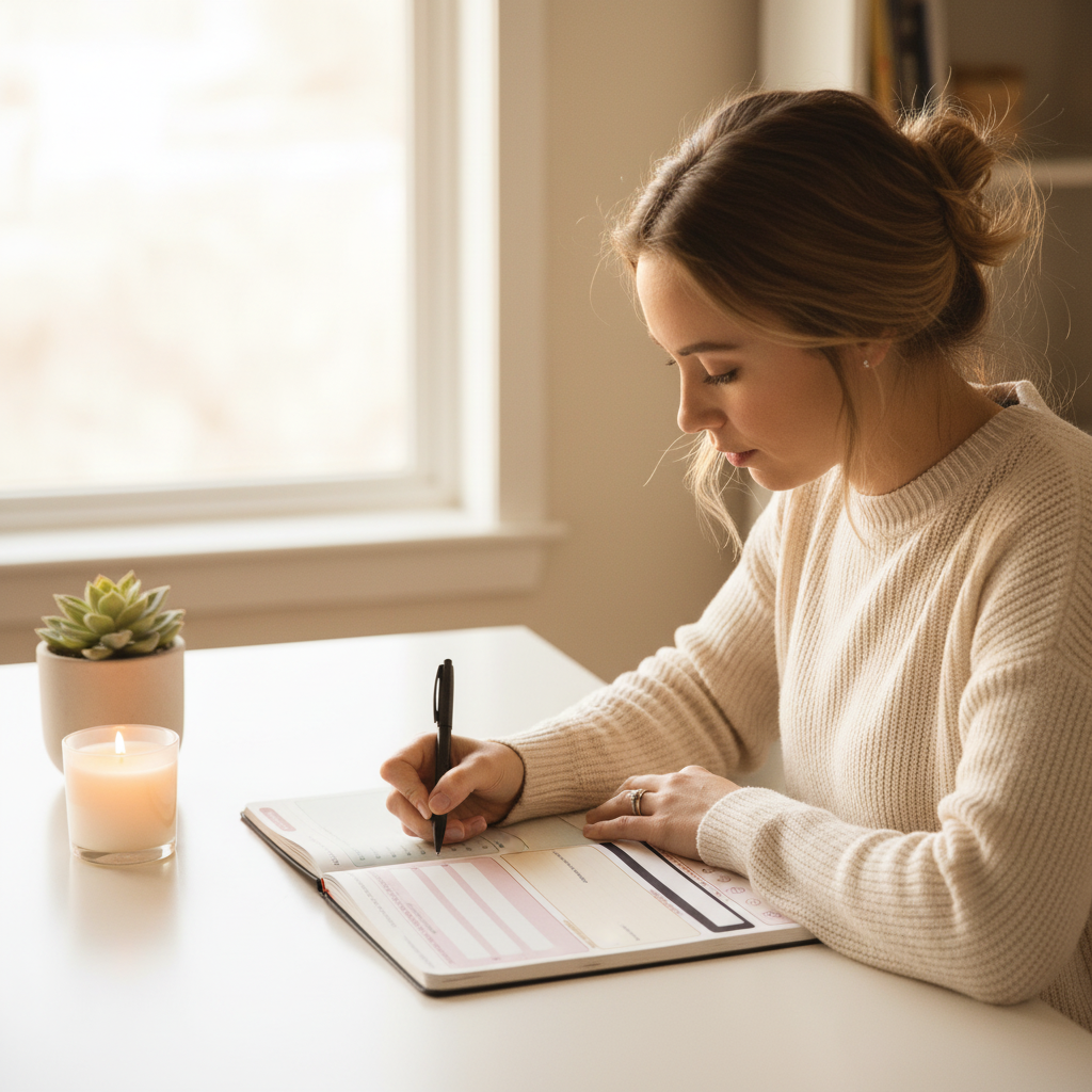 5-Day Mom Reset Journal — Digital Download
