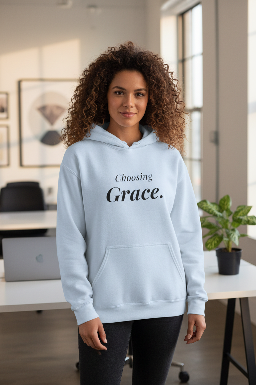 Light Blue Hoodie Lifestyle Mockup
