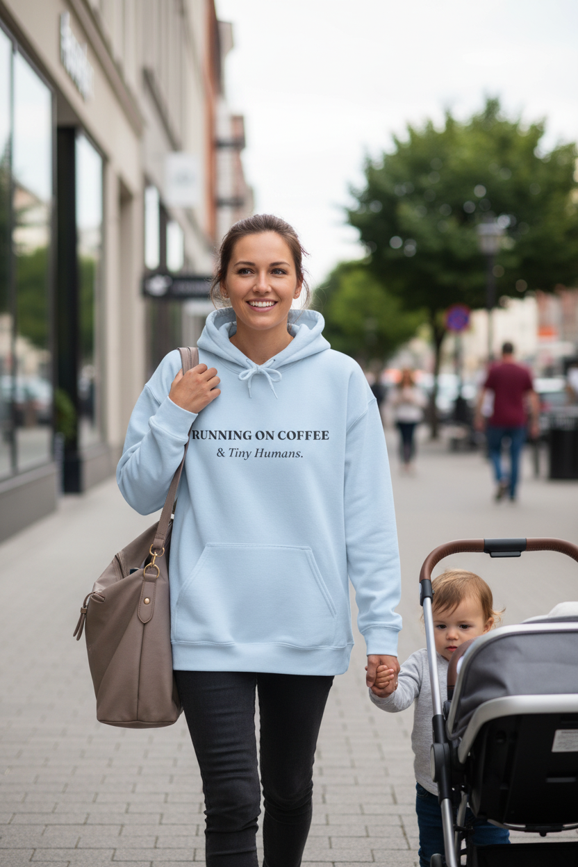 Light Blue Hoodie Lifestyle