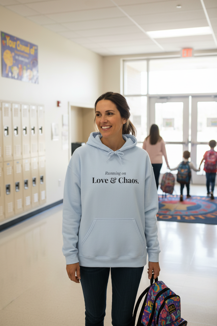 Light Blue Hoodie Mockup