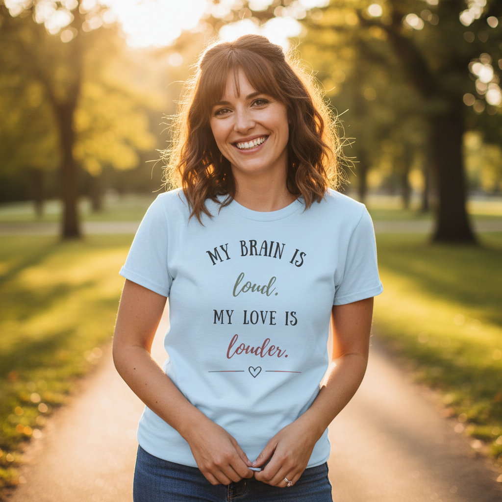 My Brain Is Loud, My Love Is Louder —  T-Shirt