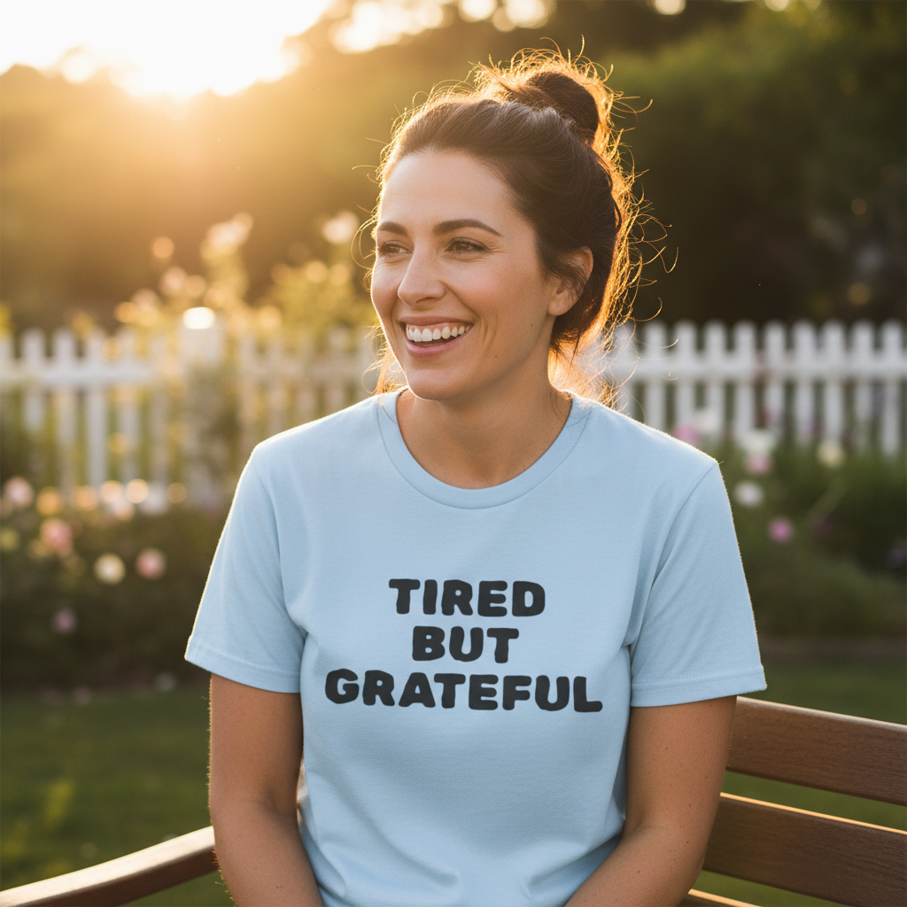 Tired But Grateful — T-Shirt