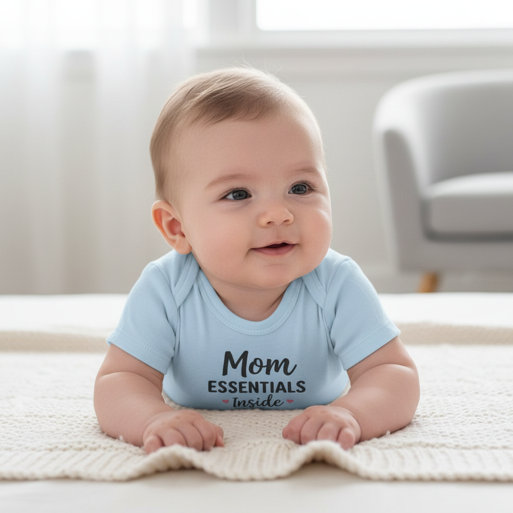 Light Blue Onesie Lifestyle Mockup