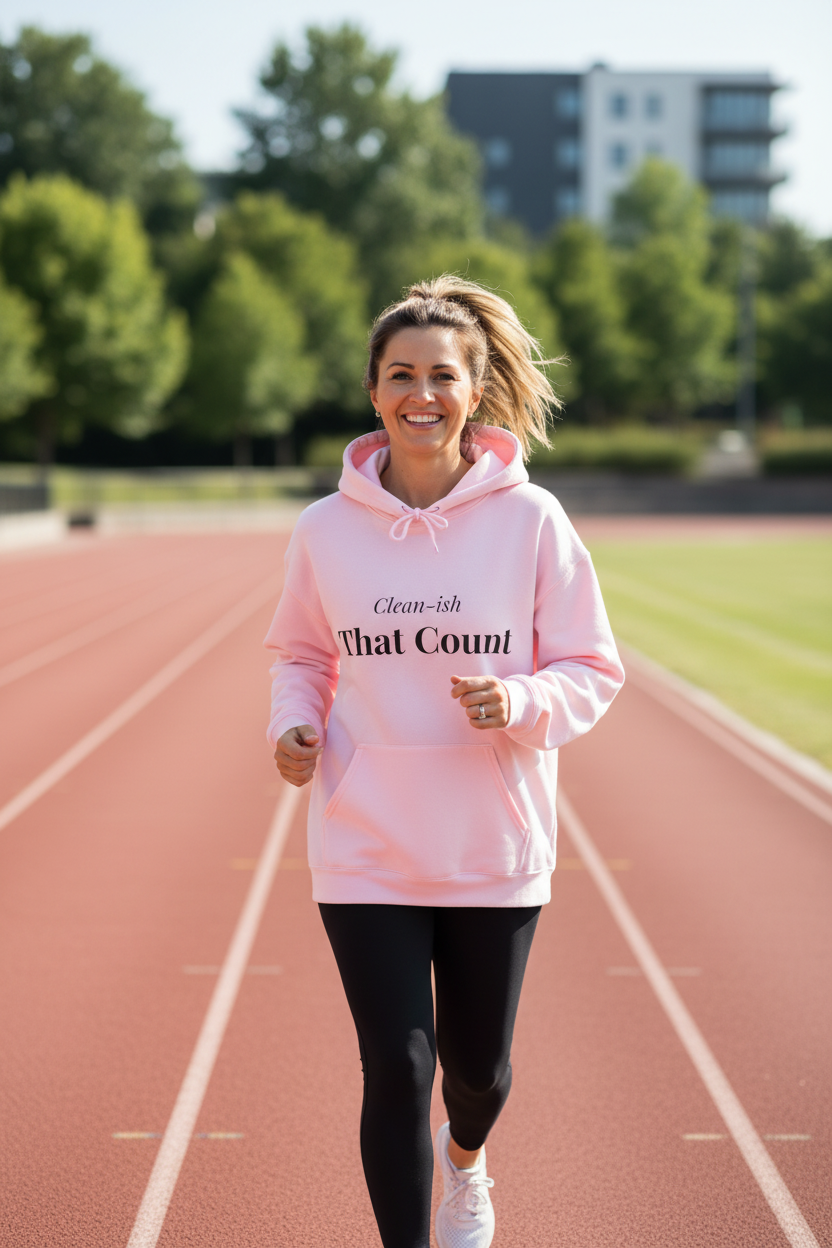 Light Pink Hoodie Lifestyle Mockup