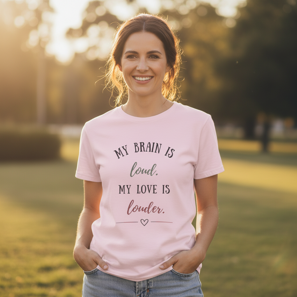 My Brain Is Loud, My Love Is Louder —  T-Shirt