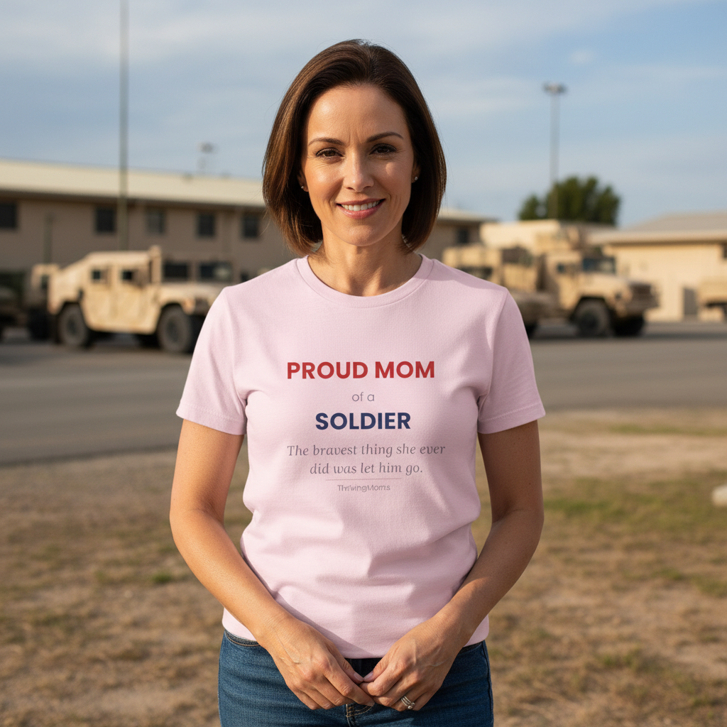 Proud Mom of a Soldier —T-Shirt