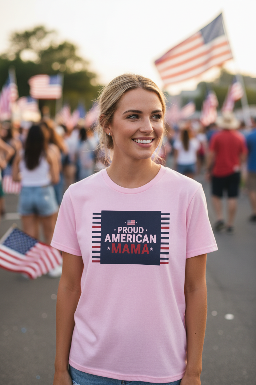 Light Pink - Proud American Mama