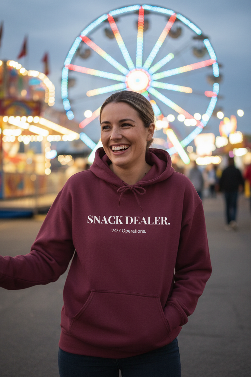 Maroon Hoodie Carnival Mockup
