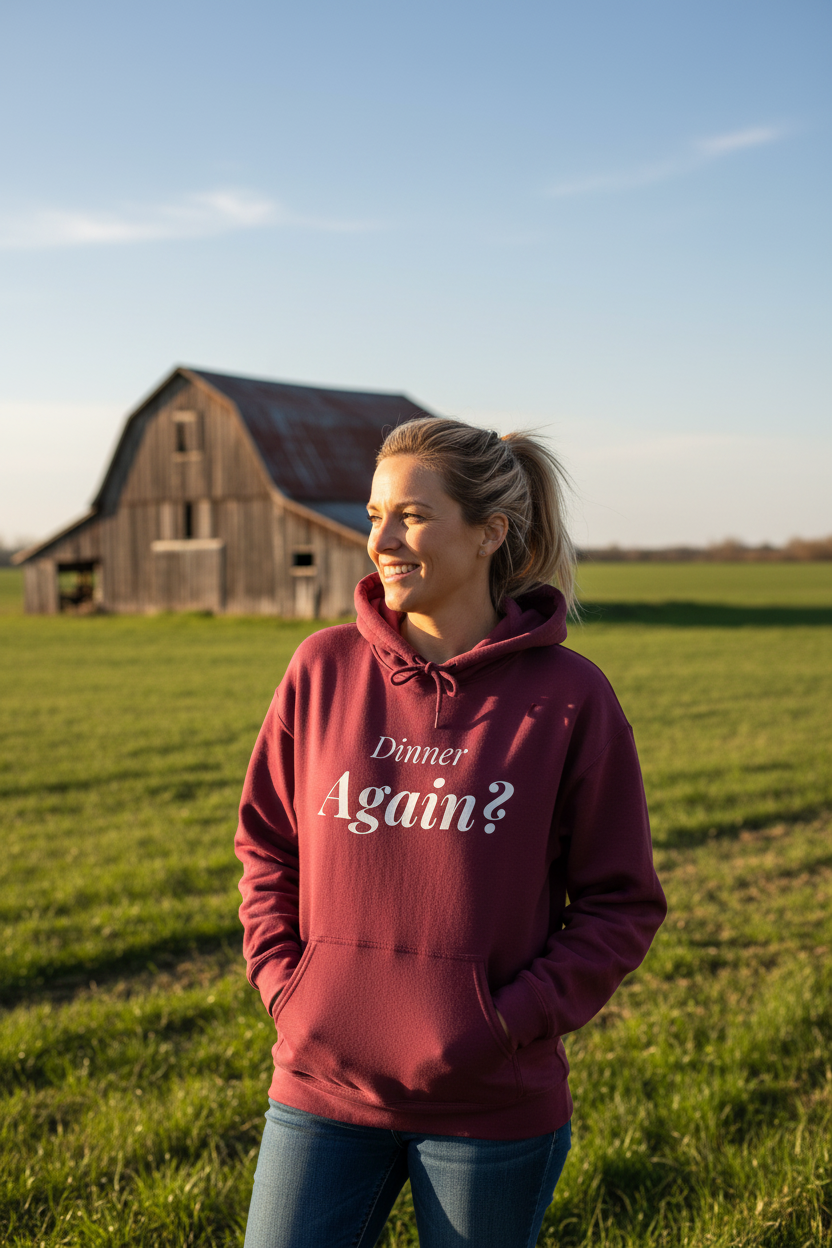 Maroon Hoodie - Farm Lifestyle
