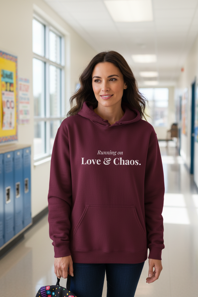 Running on Love & Chaos — Hoodie