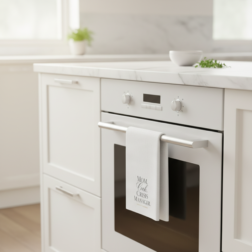 Mom Cook Crisis Manager - Oven Handle Mockup