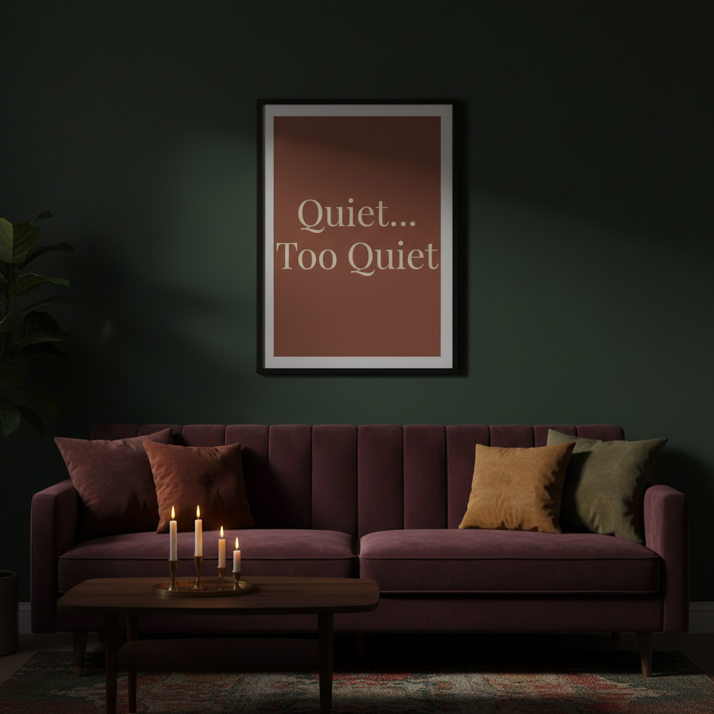 Moody Living Room Mockup - Version 2
