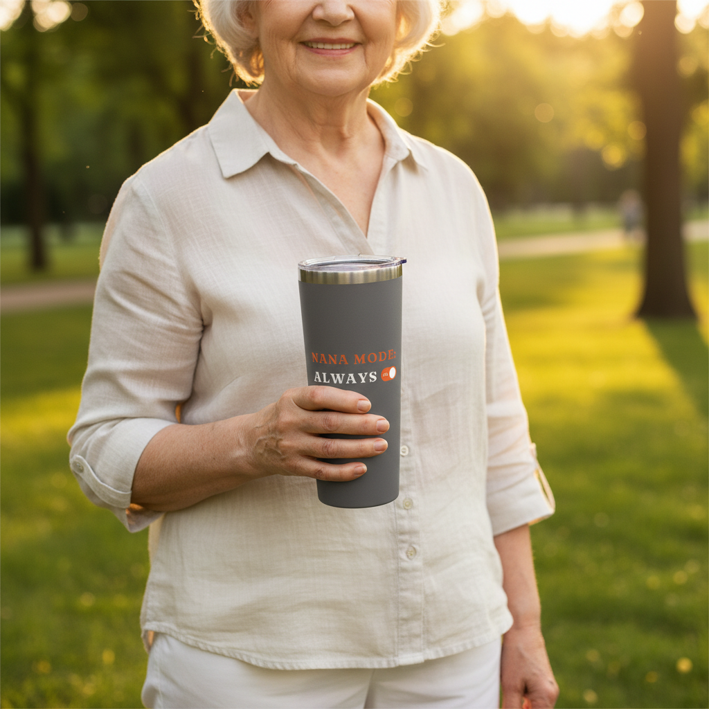 Nana Mode Tumbler – Gray Lifestyle