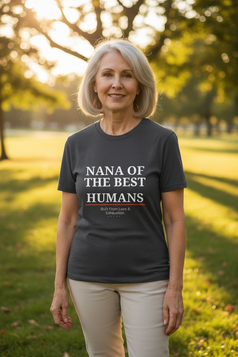 Nana Tee – Dark Heather