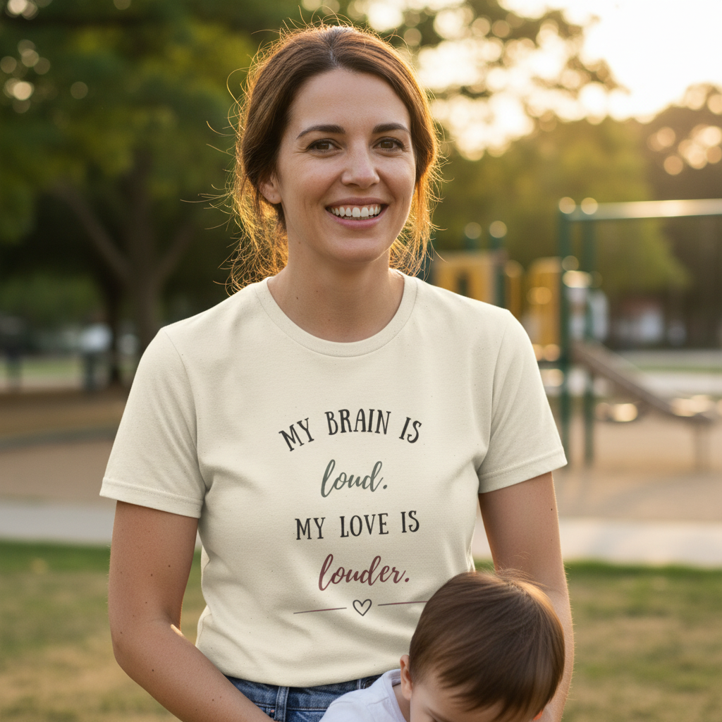 My Brain Is Loud, My Love Is Louder —  T-Shirt